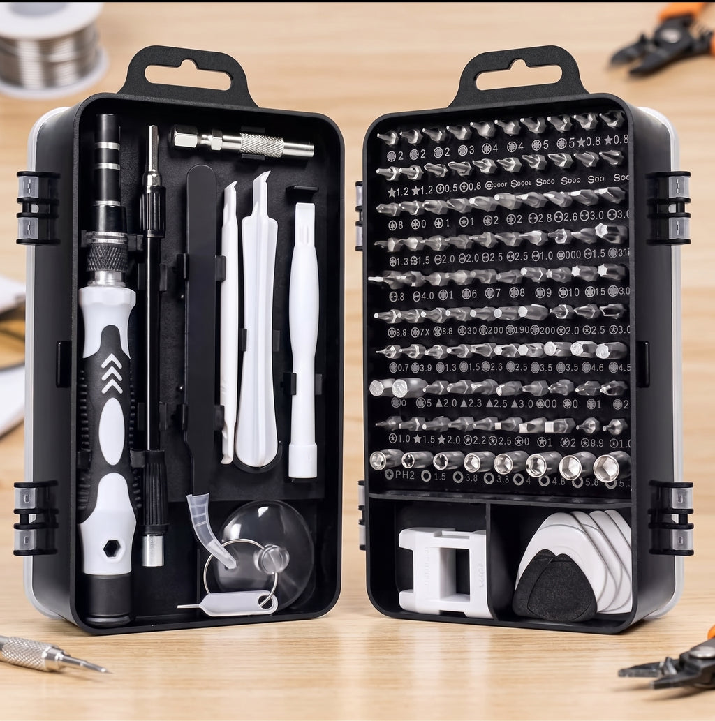 Kit Juego De Destornilladores 115 En 1
